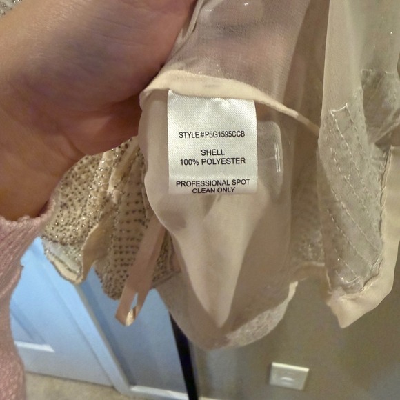 Parker 2 Three 4 Cream Beaded Camisole Top Women's Small - Picture 5 of 6